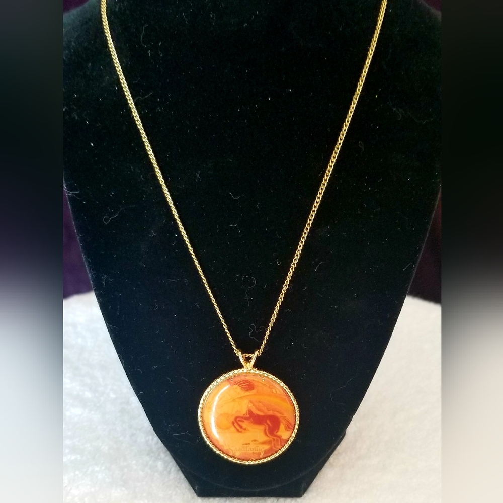 Gold Sagittarius Pendant Necklace - Picture 3 of 5